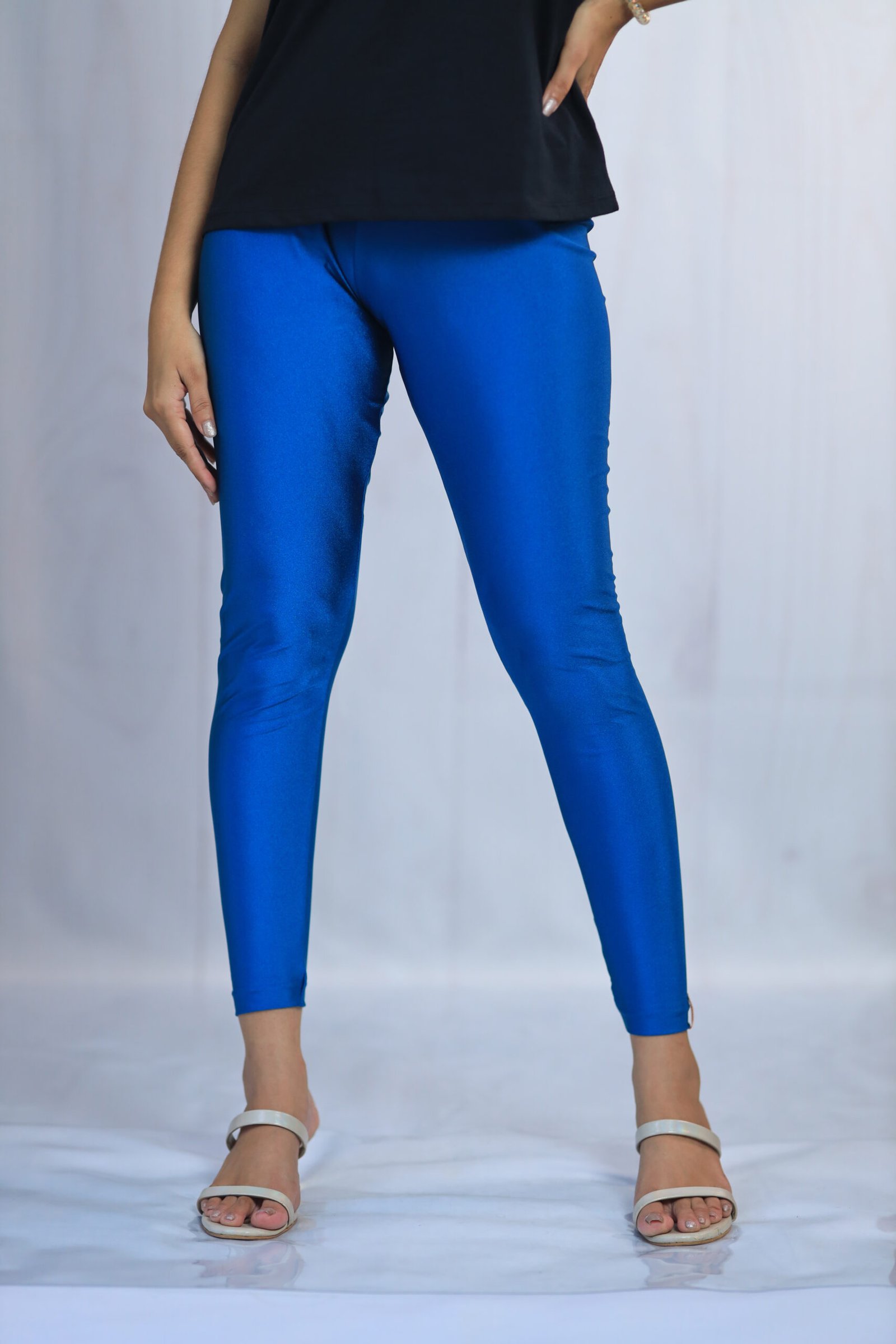 Shimmer Leggings Airforce Blue – Kapro Clothing